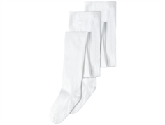 Name It bright white strømpebukser bomuld (2-pack)